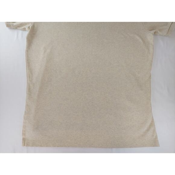 Vintage Polo Ralph Lauren Men's Heather Beige Short Sleeve Polo Preppy Shirt XL - Picture 9 of 10